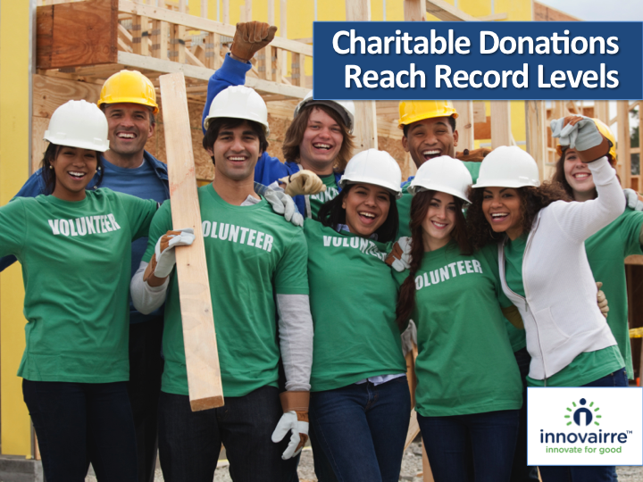 Charitable Donations Reach Record Levels