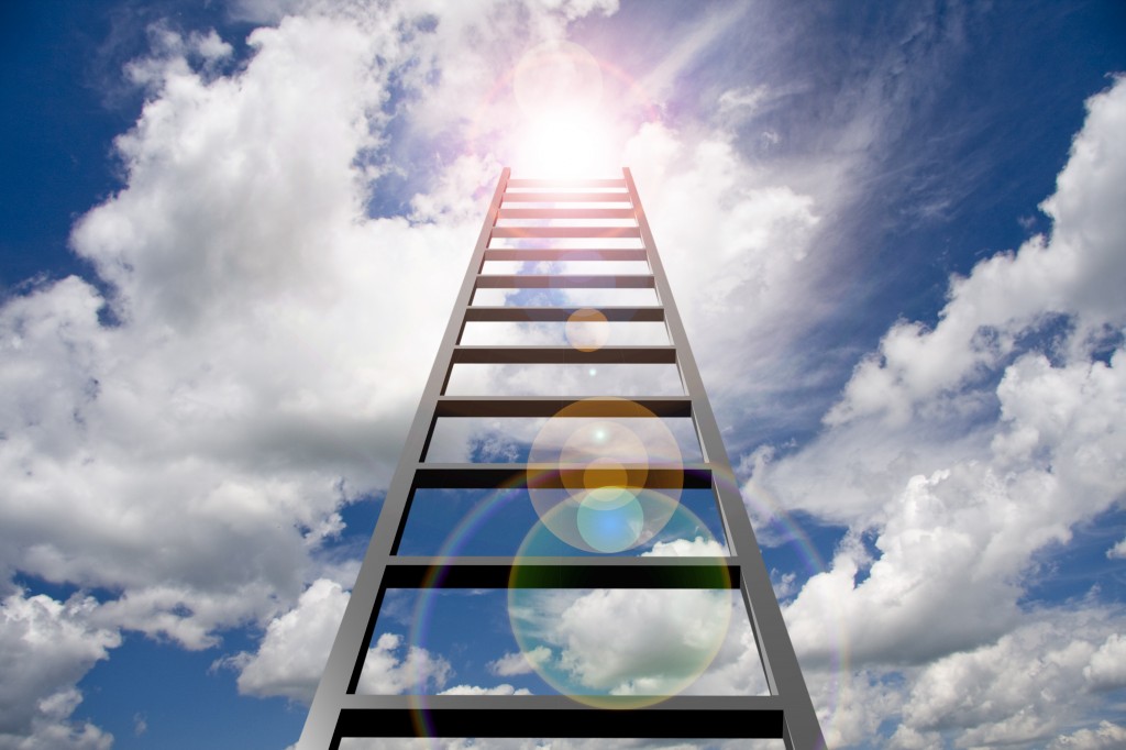 Ladder to Sky shutterstock_136776005