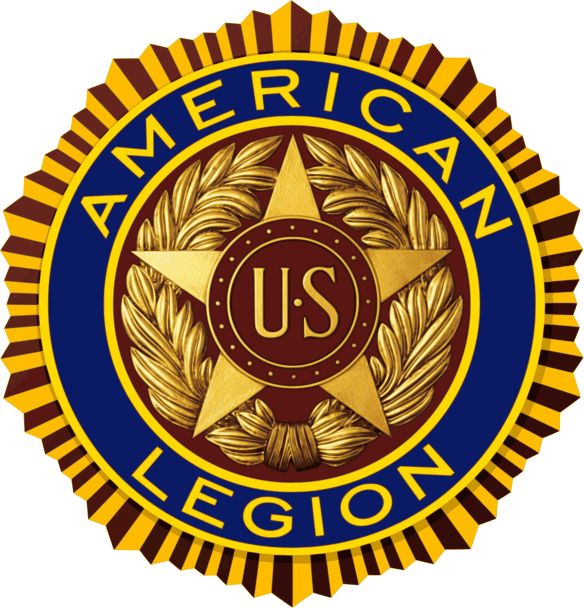The American Legion veterans service organization logo